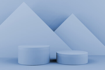 PSD realistic podium, product stage for product presentation 3d rendering