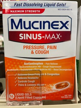 Food Lion grocery store Mucinex sinus max medicine