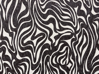 Abstract curved lines on white background, wavy texture