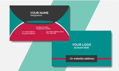 Corporate businesscard design for personal identity
