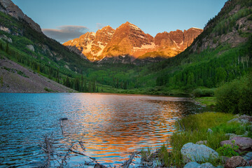 The Famous Maroon Bells of Colrado