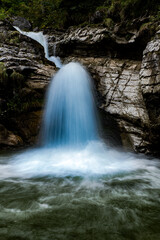 Kuhflucht Wasserfall, Wasserfall, Garmisch, Fels