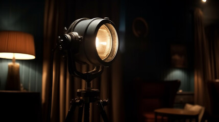 Fototapeta premium Spot light . Generative Ai