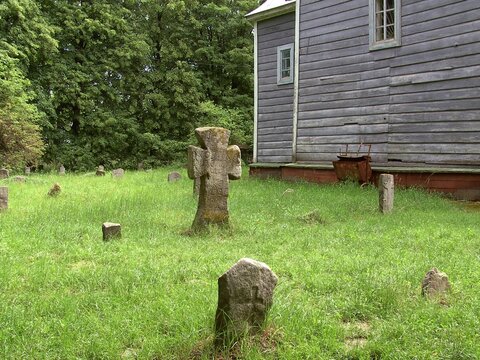 The city of Pereyaslav in Ukraine is home to a historic Christian cemetery featuring stone tombstones from centuries past.