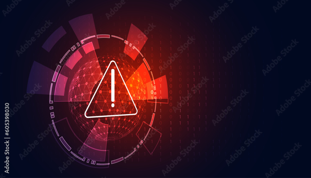 Poster abstract risk warning symbol danger concept background speed background computer hacking, warning, b