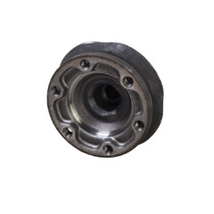 Car spare part -  flangle wheel drive cv joint on white isolated background. Catalog of spare parts for car service.