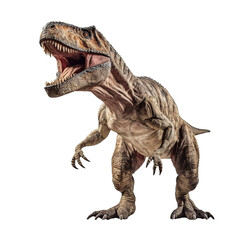 Tyrannosaurus Rex,T-rex on transparent background Generative AI - obrazy, fototapety, plakaty