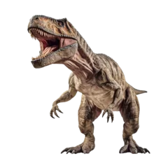 Foto op Plexiglas Tyrannosaurus Rex,T-rex on transparent background Generative AI © mooxlabs