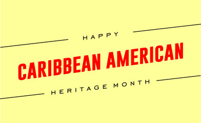 caribbean american heritage month, background template