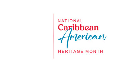 caribbean american heritage month, background template