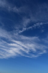 blue sky with clouds