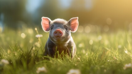 Miniature Pig. Generative AI