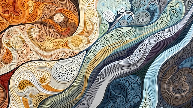 Mesmerizing patterns that evoke a sense of intrigue and visual delight. Generative AII