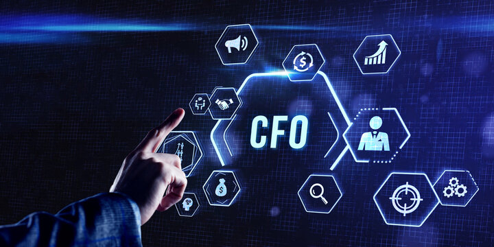 Internet, business, Technology and network concept. CFO - digital technology concept.