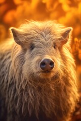 Fototapeta premium Mangalista. Generative AI