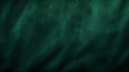 Dark Green Velvet Fabric Texture Background - Textile Material - Generative AI