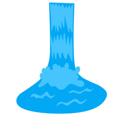 Aesthetic Waterfall Pouring 