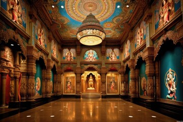 Divine Splendor: Captivating Image of Lord Ganesha, generative AI