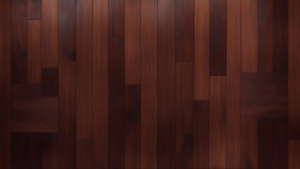 Parquet wood texture, dark wooden floor background, generative ai,  - obrazy, fototapety, plakaty