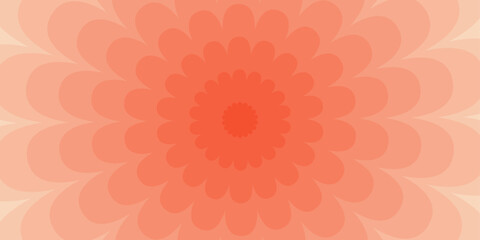 Retro Groovy Background. 70's Vibes Vector Design. Trendy Y2k Backdrop . Funky Retro Wallpaper.	