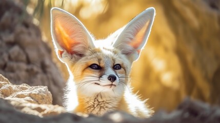 Fennec Fox. Generative AI