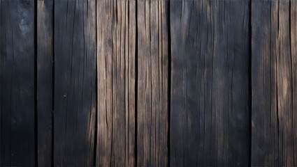 Old wood background, dark wooden abstract texture, generative ai - obrazy, fototapety, plakaty