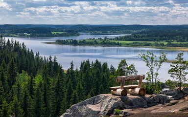 Summer landscapes of Karelia - obrazy, fototapety, plakaty