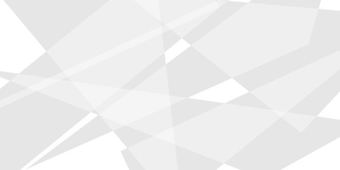 Obraz premium Abstract white and grey geometric triangle banner pattern background.