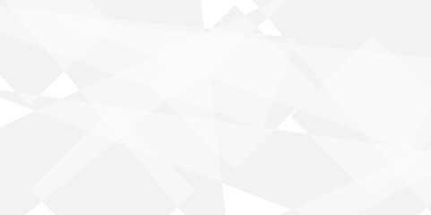 Obraz premium Abstract white and grey geometric triangle banner pattern background.