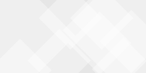 Abstract white and grey geometric square background. Abstract white pattern, squares texture banner design.