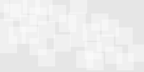 Abstract white and grey geometric square background. Abstract white pattern, squares texture banner design.