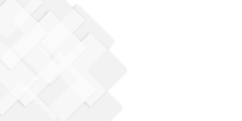 White and gray modern geometric square abstract graphic design banner pattern background. You can use for wallpaper, banner, poster, template and many more.
