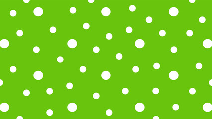 Green background with white dots