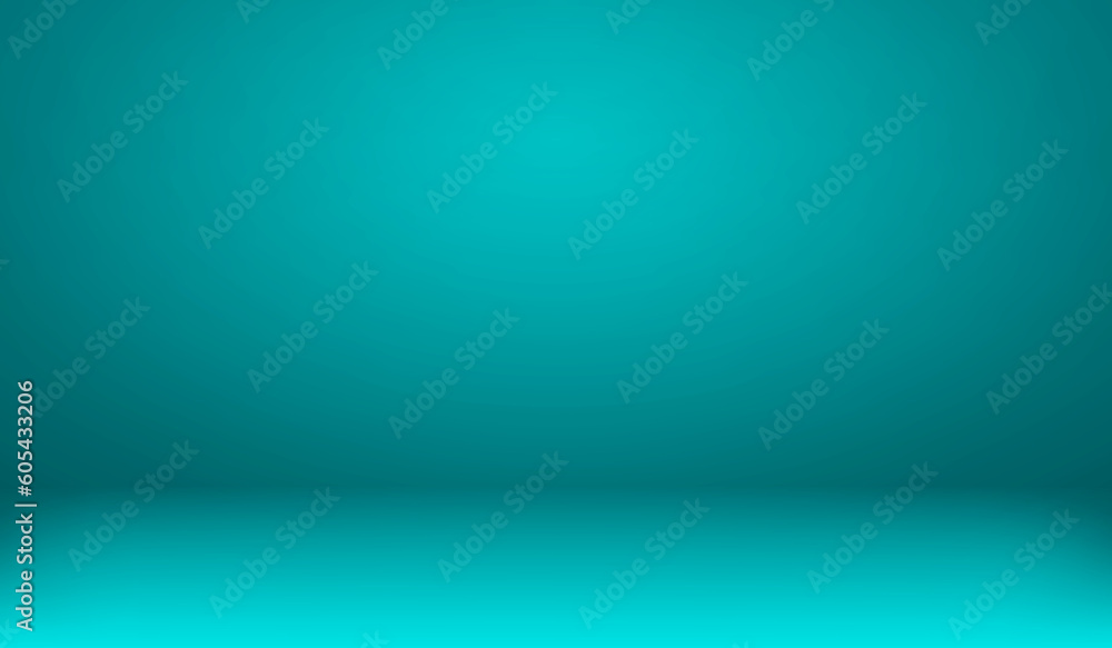 Poster green room background. abstract empty studio. horizontal bg. light scene for product. simple 3d back