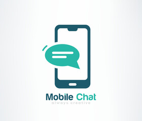 Phone chat  icon vector