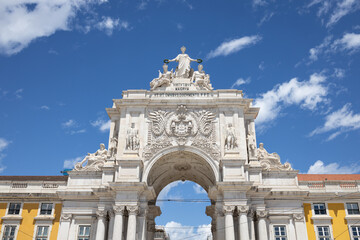 Fototapeta na wymiar Arco da Rua Augusta in Lisbon, Portugal