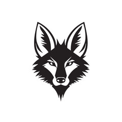 fox head vector