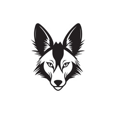 Fototapeta premium wolf head vector