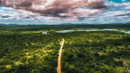 Cidade Interior Paisagem Verde Caatinga Sertão Caicó Rio Grande do Norte Seridó Natal Trilha...