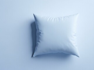 Blank white soft square pillow mockup | Square pillow mockup on isolated background