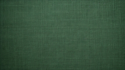 Fototapeta premium Dark Green Linen Paper Fabric Texture Background - Textile Material - Generative AI