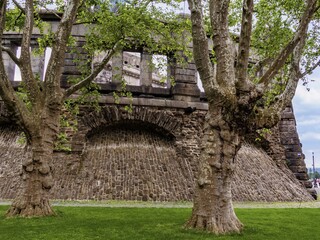 German Corner near Koblenz on the Rhine