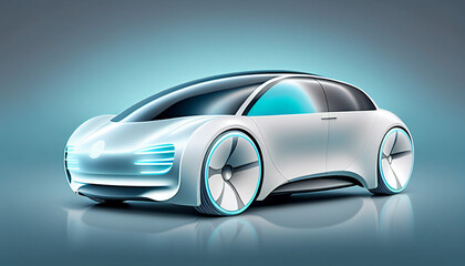 Obraz na płótnie Canvas Autonomous Mobility Future Vehicle for Sustainable Digital Transportation