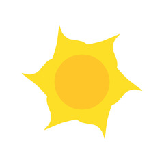 Sun Yellow Vector 