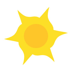 Sun Yellow Vector 