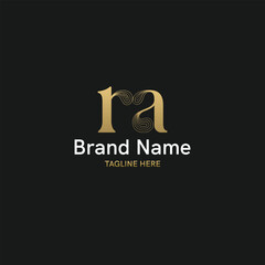 Unique and modern initial based logo with letter