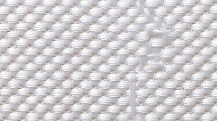 Naklejka premium White Embossed Cross Stitch - Paper or Fabric Texture Background - Textile Material - Generative AI