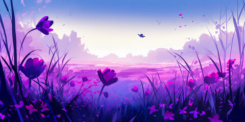 Obraz na płótnie Canvas Soft focus dreamy pastel color background with copy space