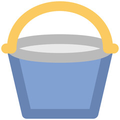 Paint pail bold line icon