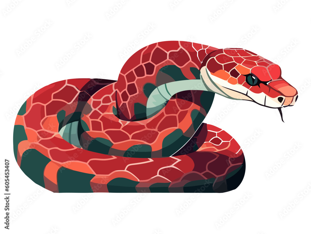 Wall mural snake animal reptile